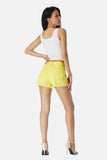 Yellow Denim Shorts