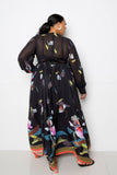 Tropical Print Maxi Dress - LockaMe Designs