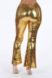 Sequined Flare Pants