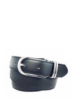 Womens Clamp Round Buckle On One-size-fits-all Plain Feather Edged Dress Belt - LockaMe Designs