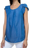 Tulip Sleeve Tencel Shirt - LockaMe Designs