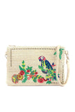 Macaw Embroidered Pouch - LockaMe Designs