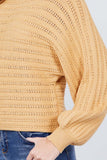 Dolman Sleeve Boat Neck Sweater - LockaMe Designs