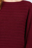 Dolman Sleeve Boat Neck Sweater - LockaMe Designs