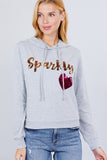 Sparkly Sequins Hoodie Pullover