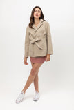 Fleece Belted Coat - LockaMe Designs