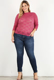 Plus Size Sheer Lace Fitted Top - LockaMe Designs